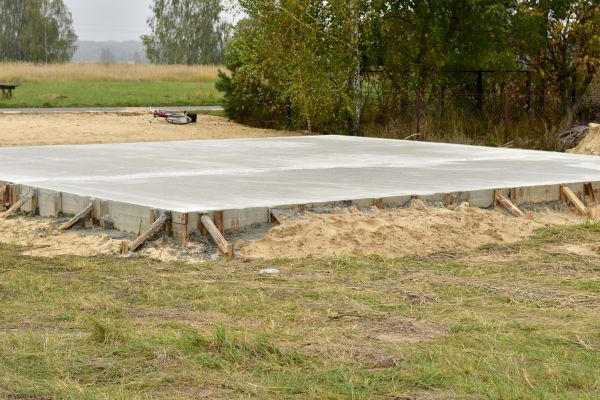 Concrete Base Installation in Portland