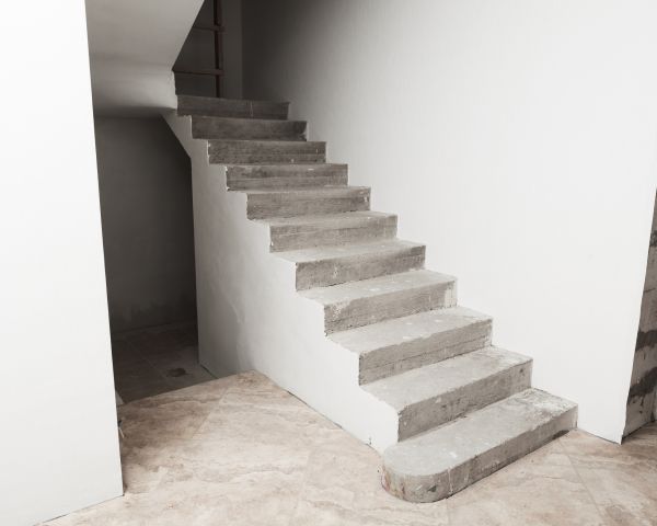 Cement Step Installation in Portland
