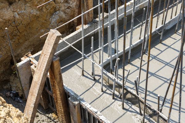 Concrete Footing Pouring in Portland