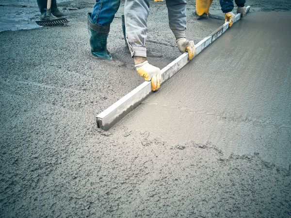 Cement Slab Installation in Portland