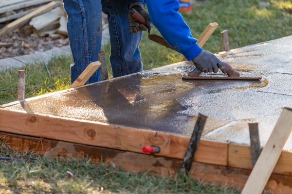 Patio Slab Construction in Portland