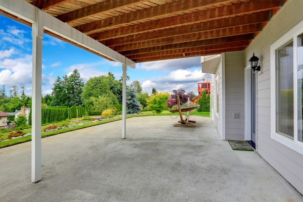 Backyard Concrete Installation in Portland