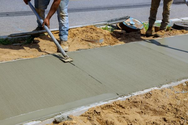 Cement Pathway Installation in Portland