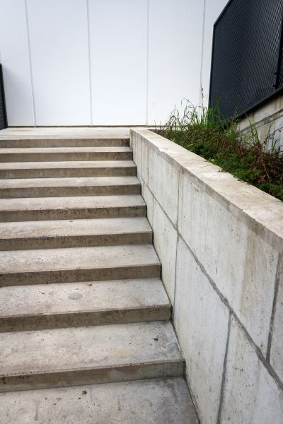 Cement Stair Installation in Portland