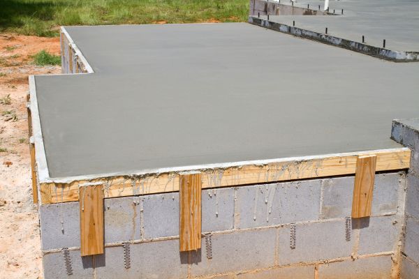 Concrete Slab Installation in Portland