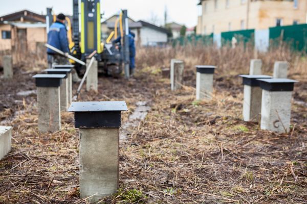 Concrete Piling Installation in Portland