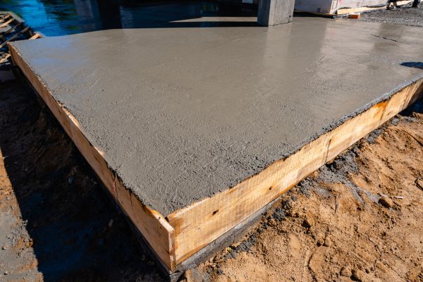 Outdoor Slab Installation in Portland