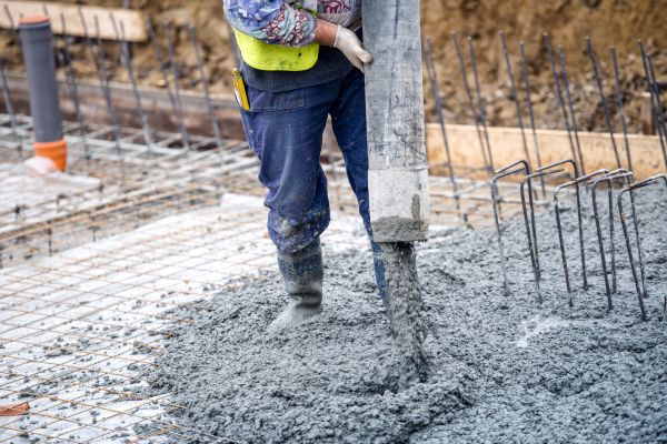 Cabin Foundation Pouring in Portland